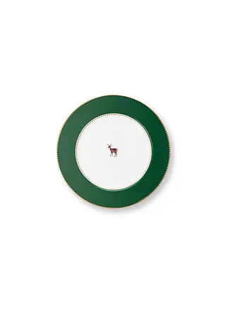 PIP STUDIO | Frühstücksteller 21cm LOVE BIRDS Dark Green | 